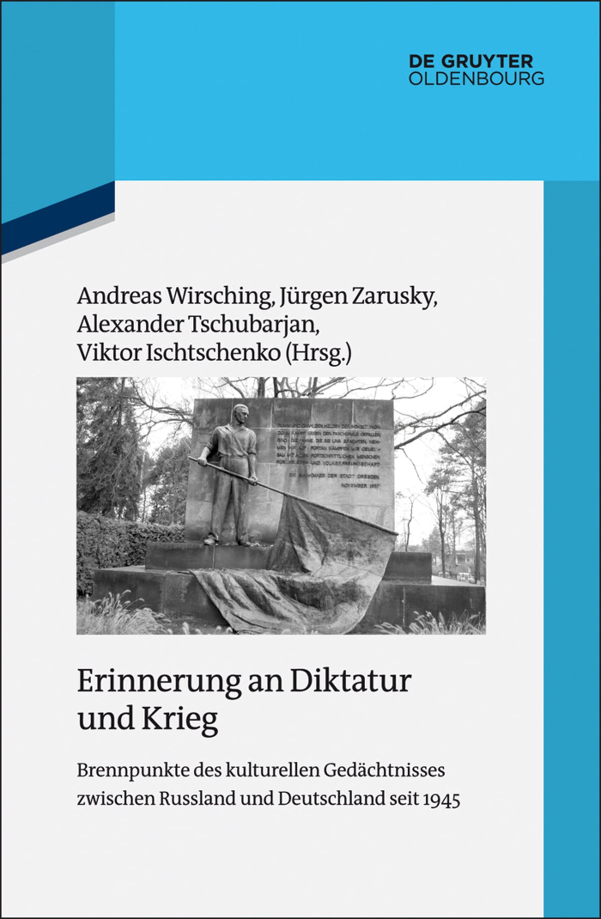 Cover image for Erinnerung an Diktatur und Krieg ISBN 9783110404760