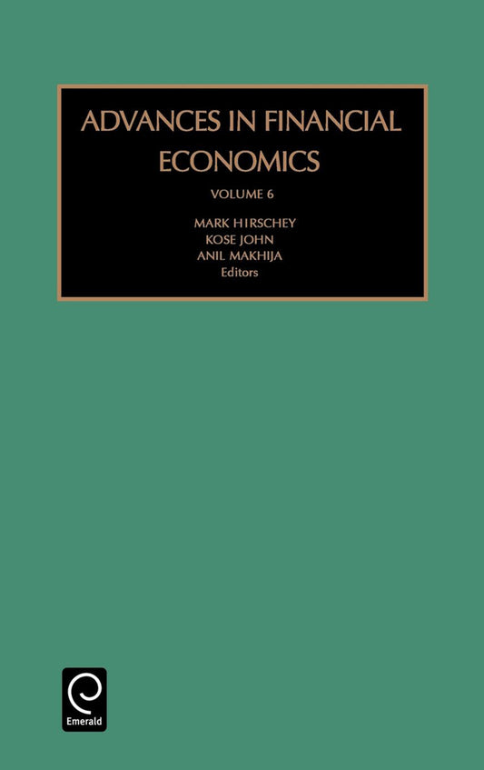 Advances in Financial Economics