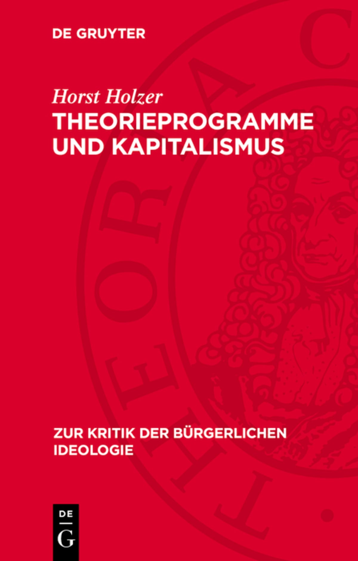 Cover image for Theorieprogramme und Kapitalismus ISBN 9783112714386