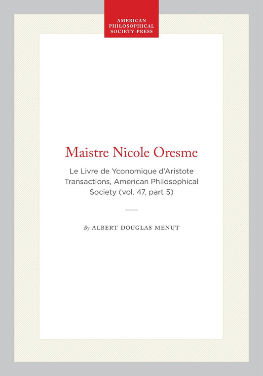 Maistre Nicole Oresme