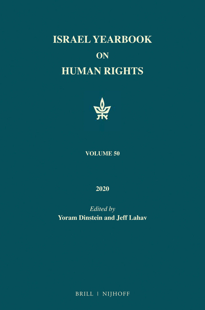 Cover image for Israel Yearbook on Human Rights, Volume 50 (2020) ISBN 9789004440548