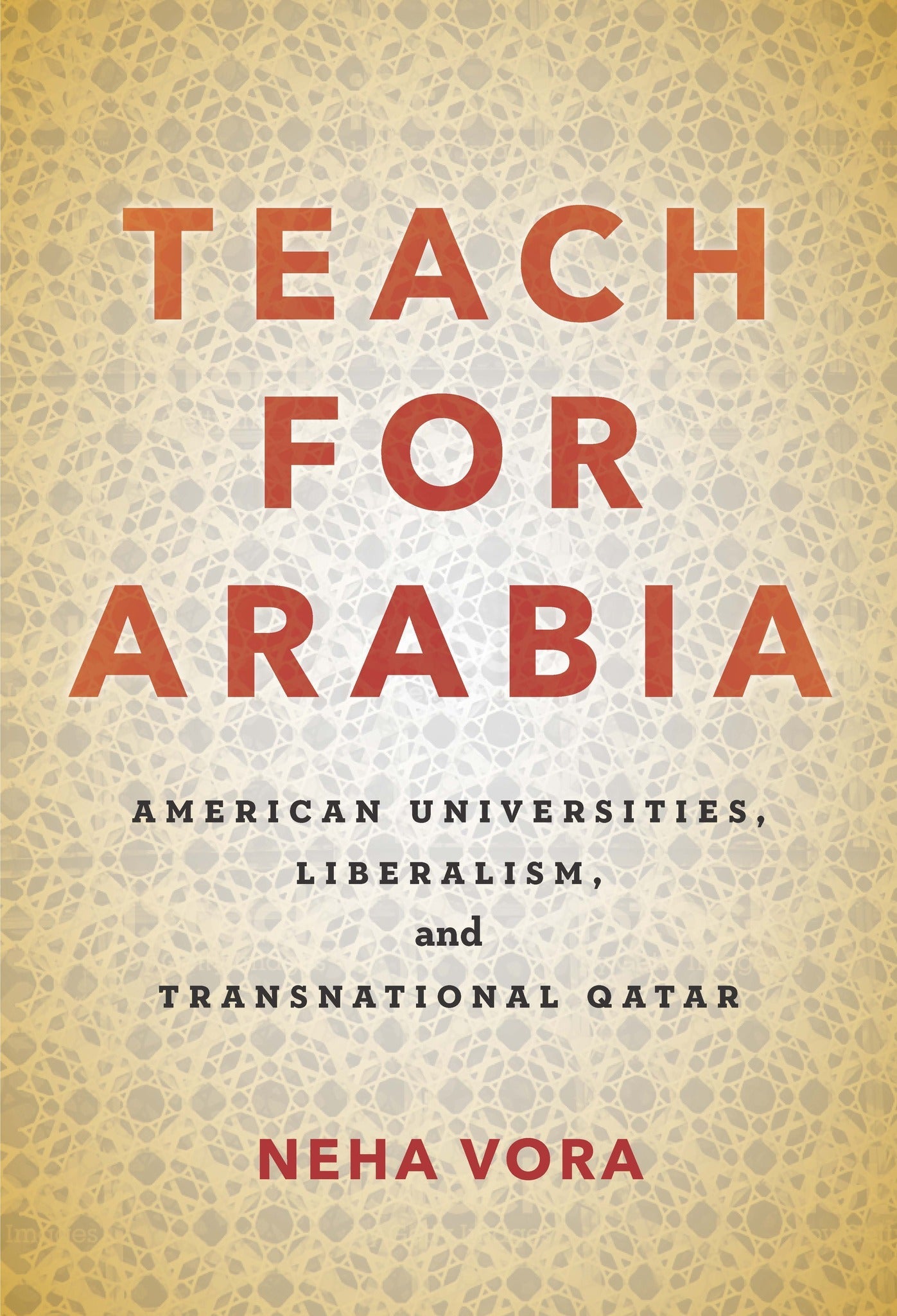 Cover image for Teach for Arabia ISBN 9781503601598