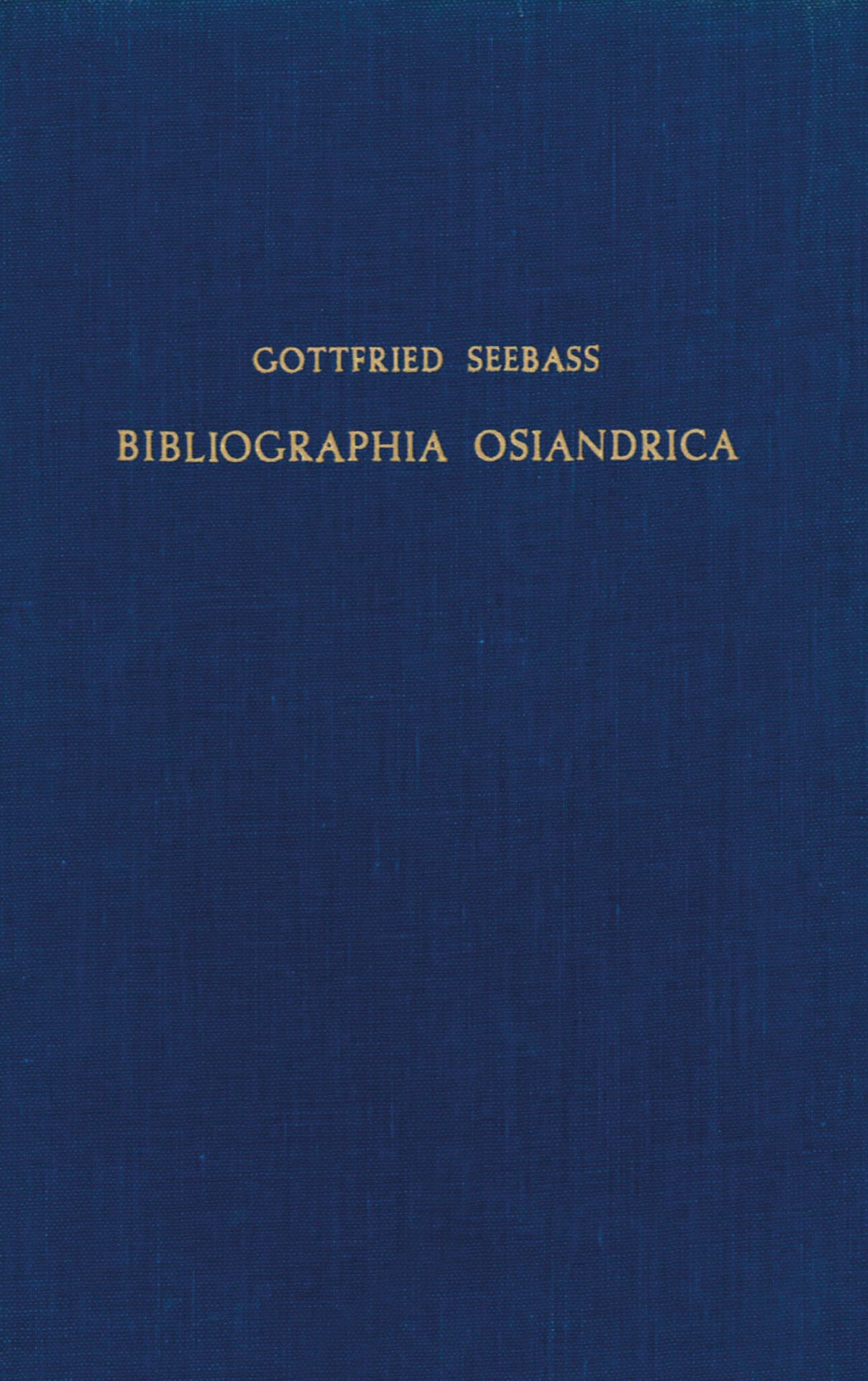 Bibliographia Osiandrica