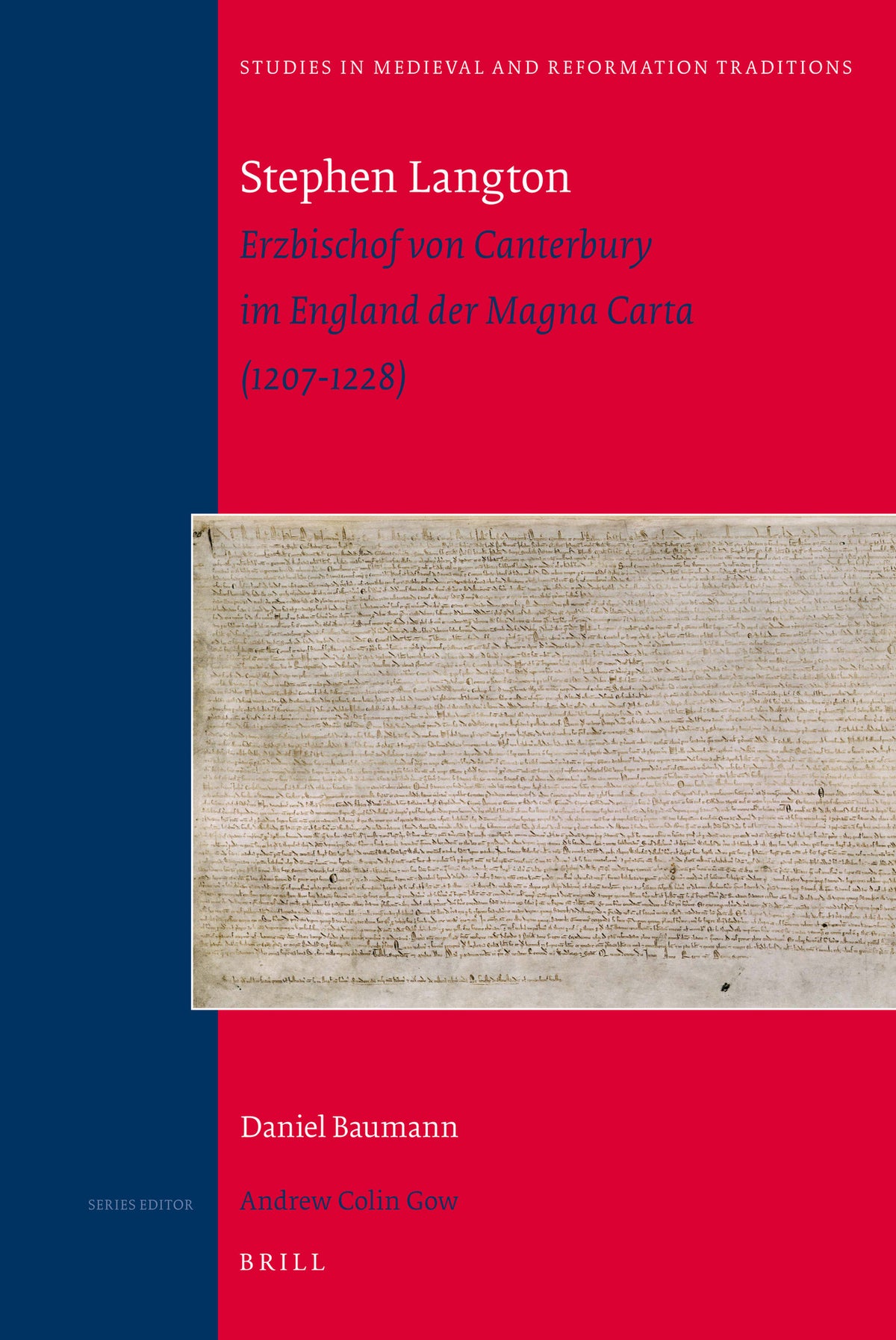 Cover image for Stephen Langton: Erzbischof von Canterbury im England der Magna Carta (1207-1228) ISBN 9789004176805