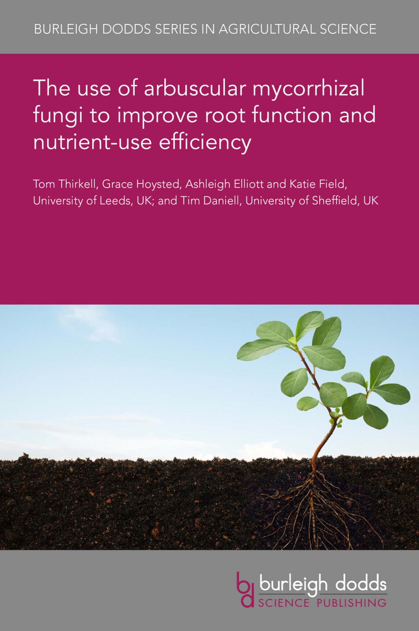 Cover image for The use of arbuscular mycorrhizal fungi to improve root function and nutrient-use efficiency ISBN 9781801460040