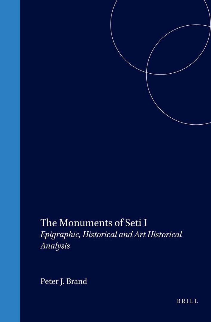 Cover image for The Monuments of Seti I ISBN 9789004117709