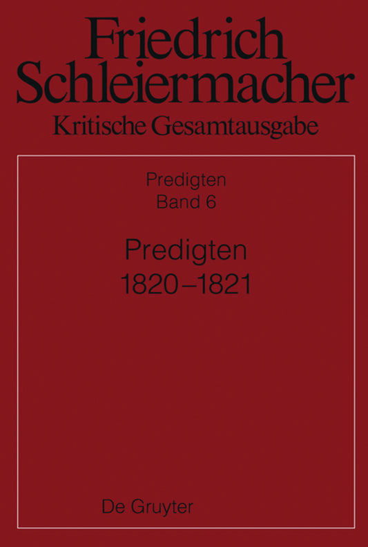 Predigten 1820-1821