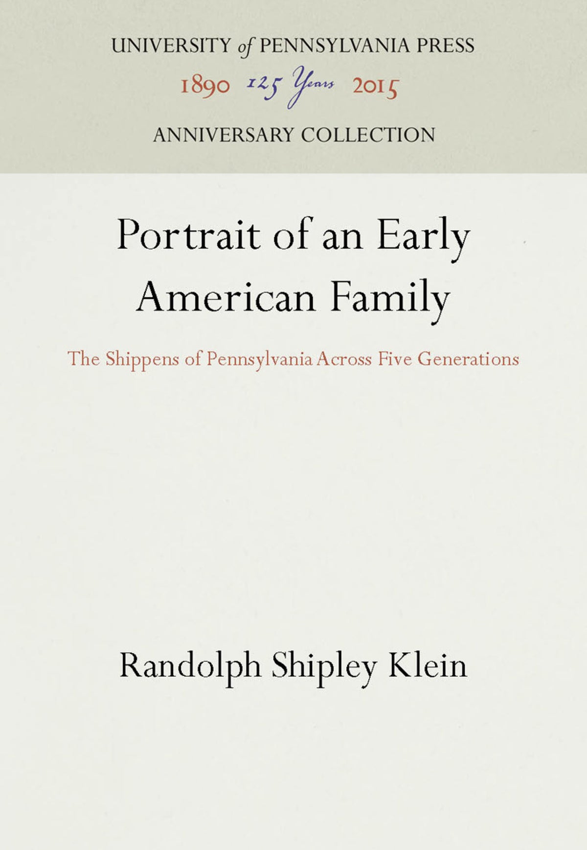 Portrait of an Early American Family