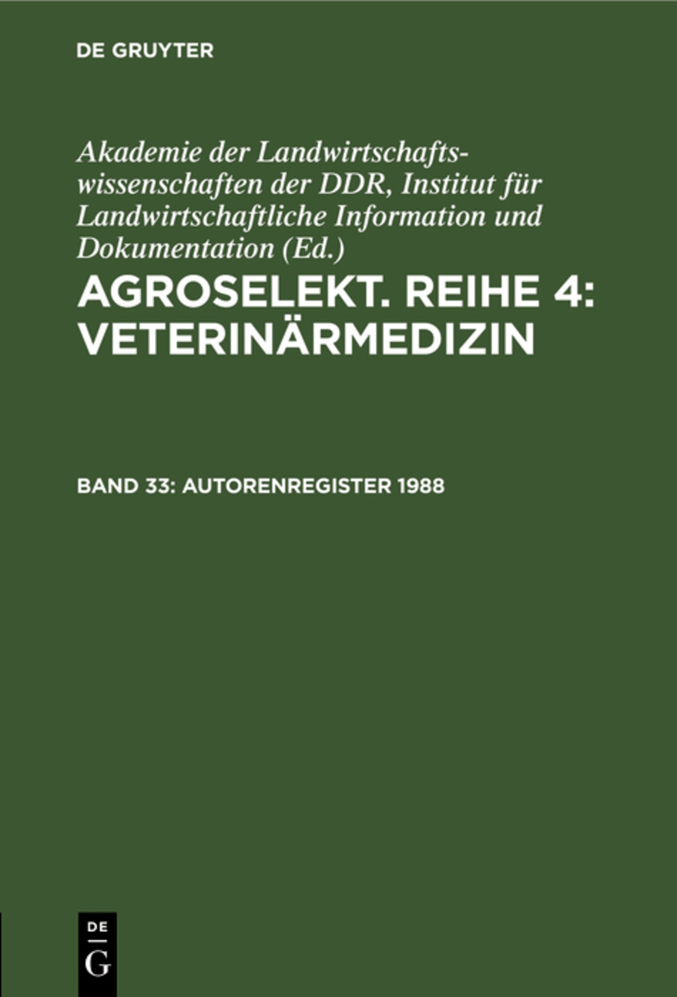 Autorenregister 1988