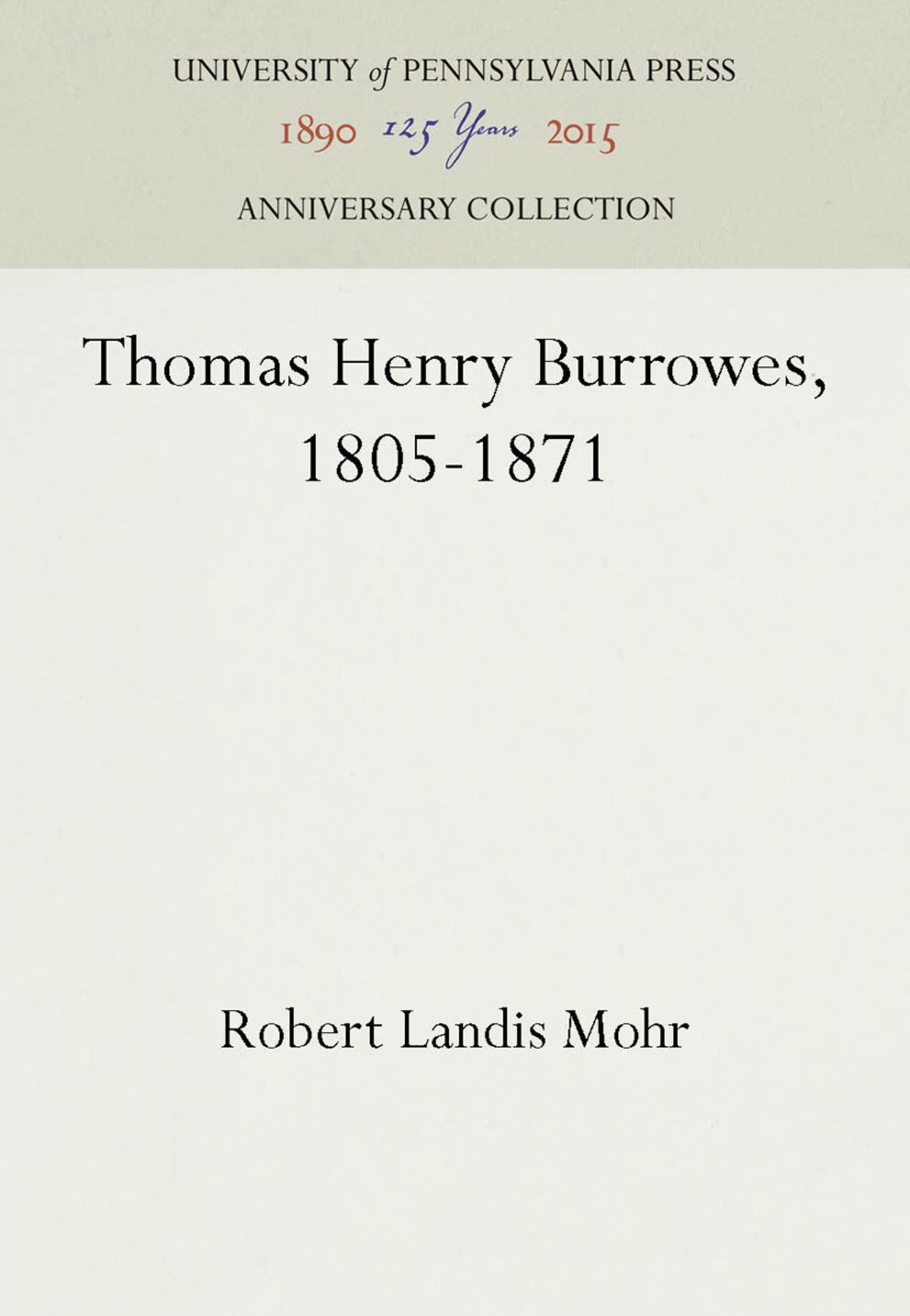 Thomas Henry Burrowes, 1805-1871