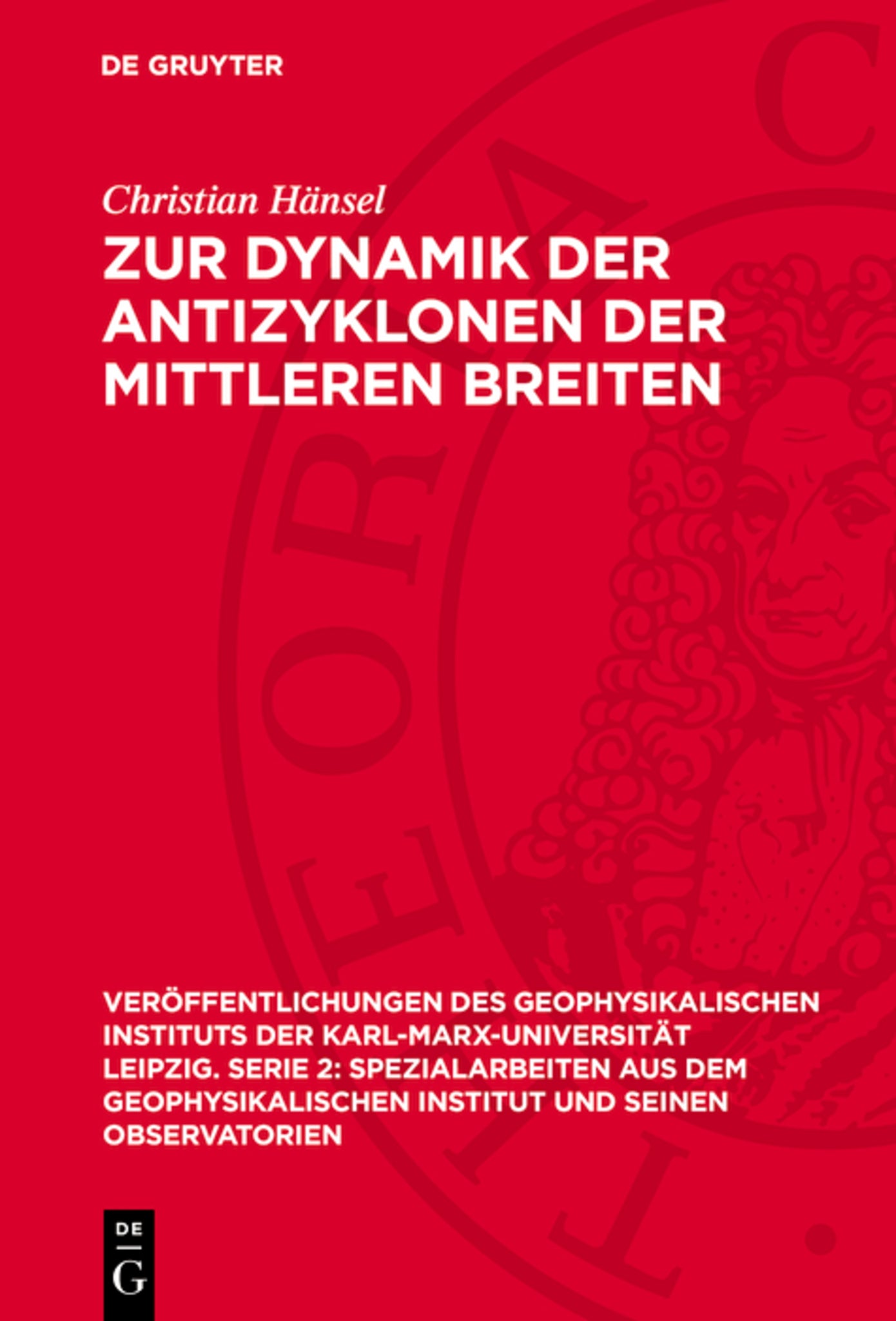 Zur Dynamik der Antizyklonen der mittleren Breiten