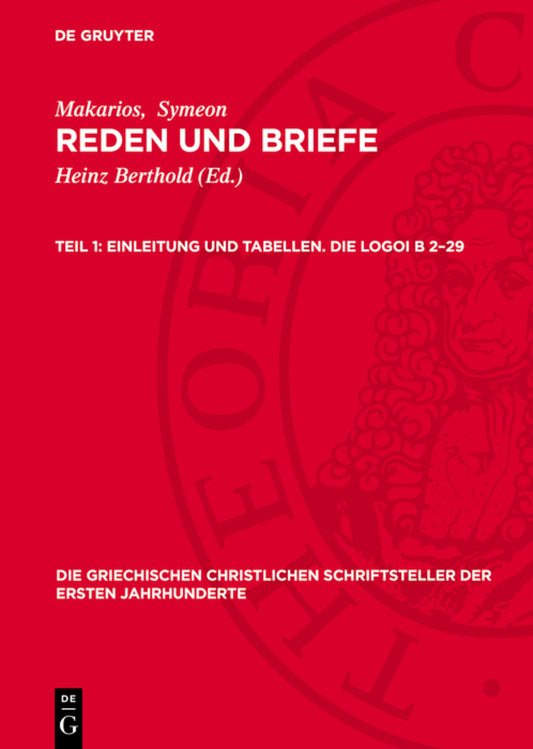 Einleitung und Tabellen. Die Logoi B 2–29