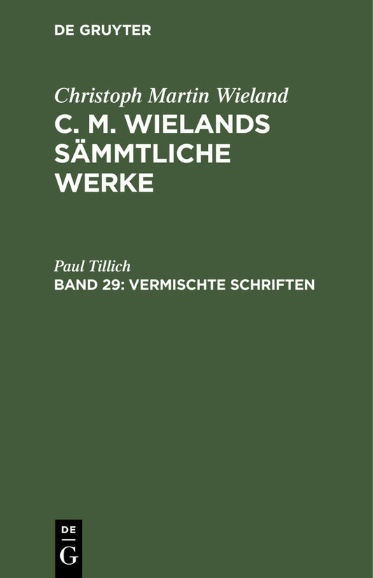 Vermischte Schriften