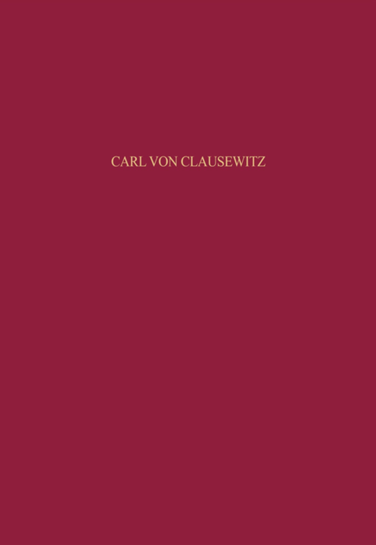 Cover image for Carl von Clausewitz ISBN 9783486560626
