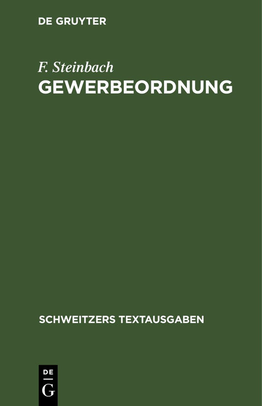 Gewerbeordnung
