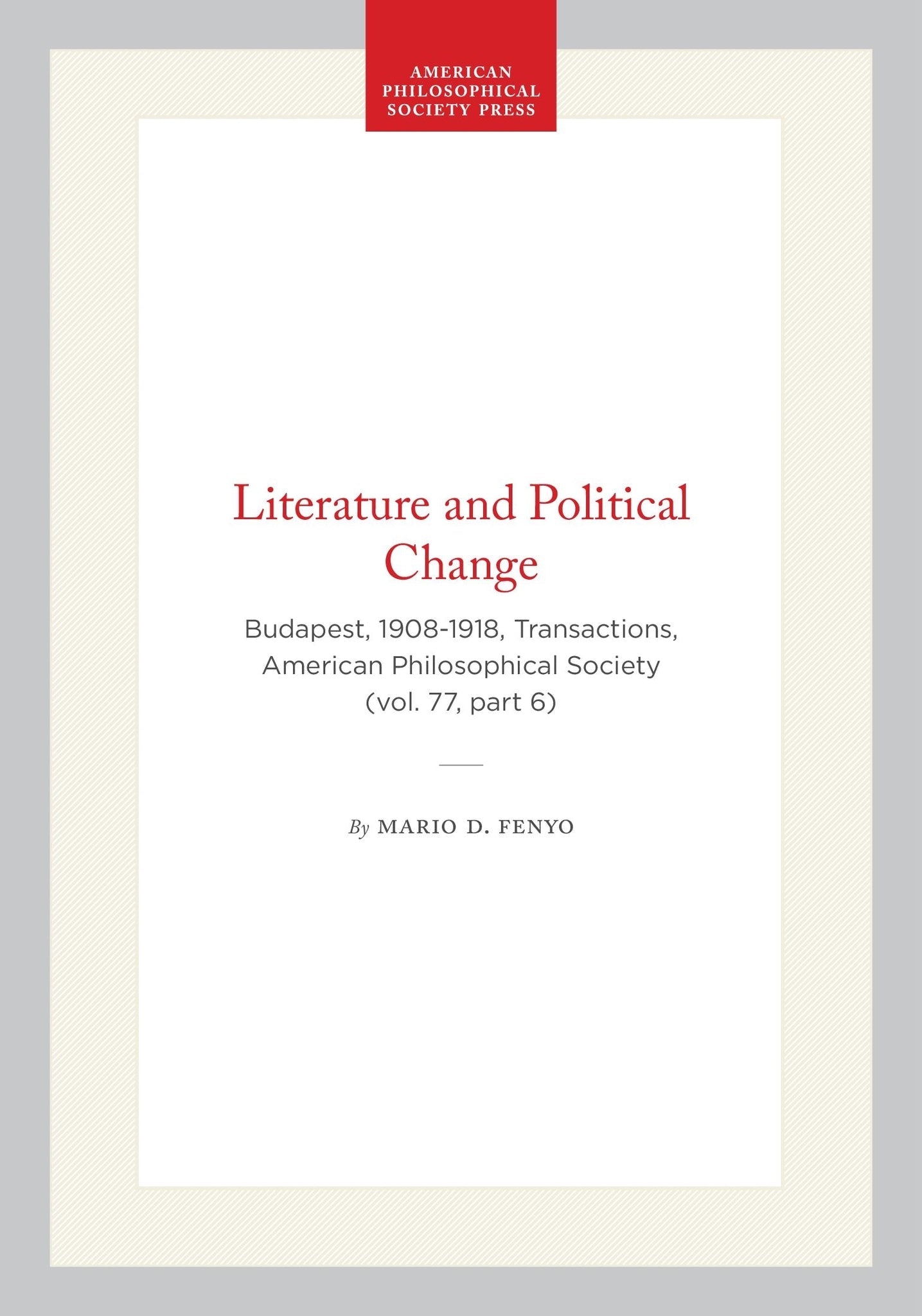 Literature and Political Change