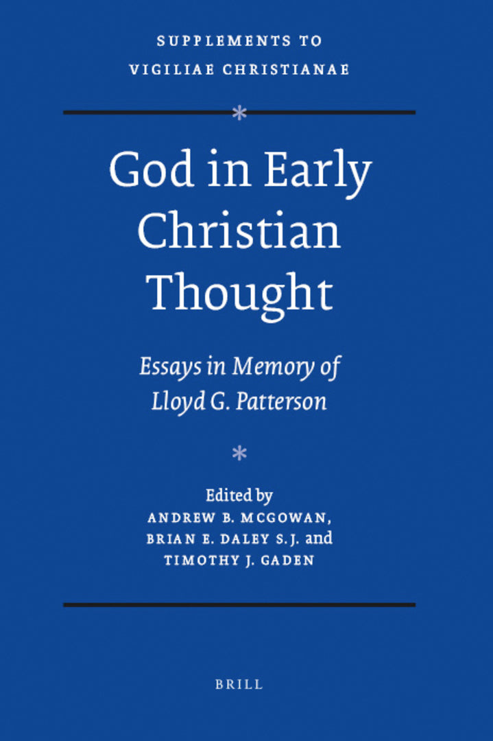 Cover image for God in Early Christian Thought ISBN 9789004174122