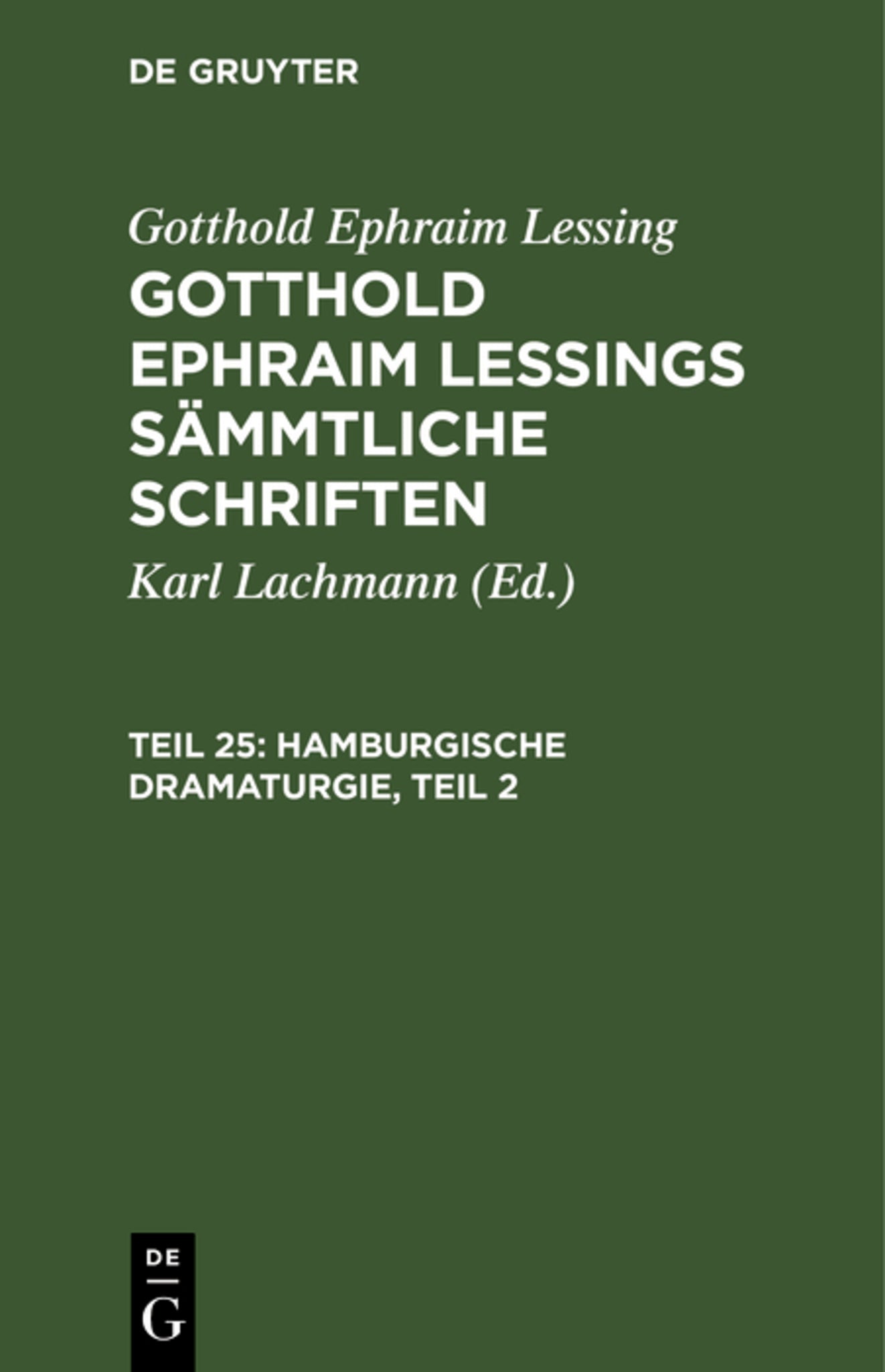 Hamburgische Dramaturgie, Teil 2
