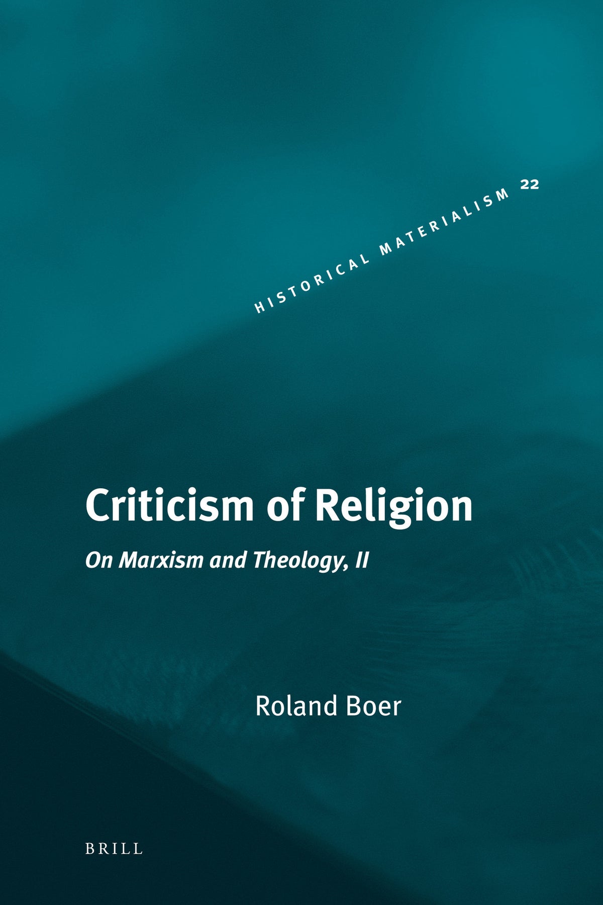 Cover image for Criticism of Religion ISBN 9789004176461