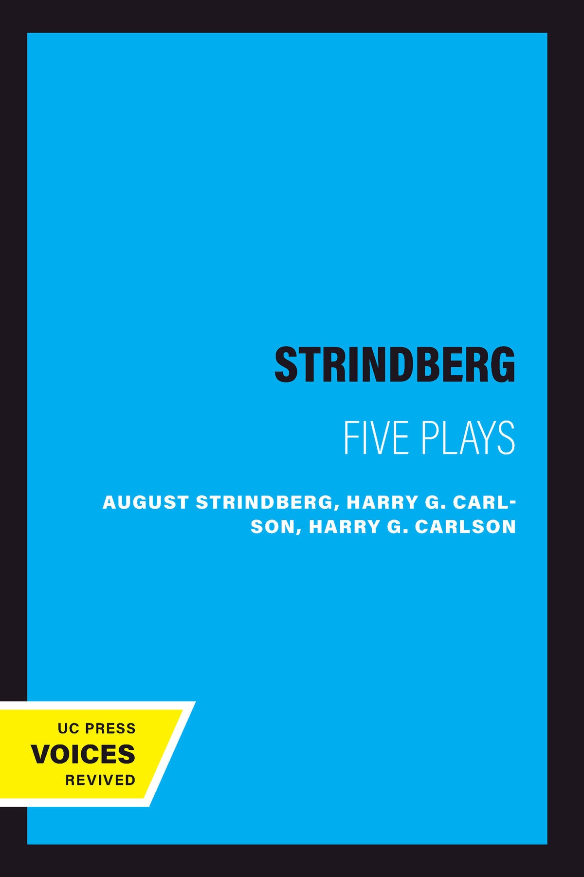 Cover image for Strindberg ISBN 9780520341432