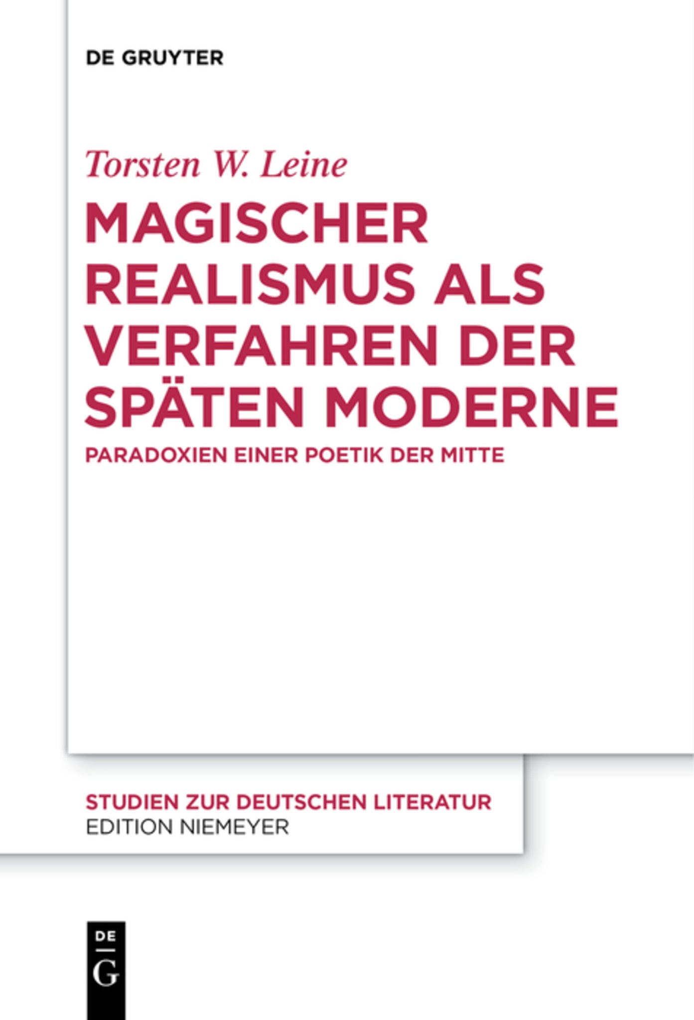 Magischer Realismus als Verfahren der späten Moderne