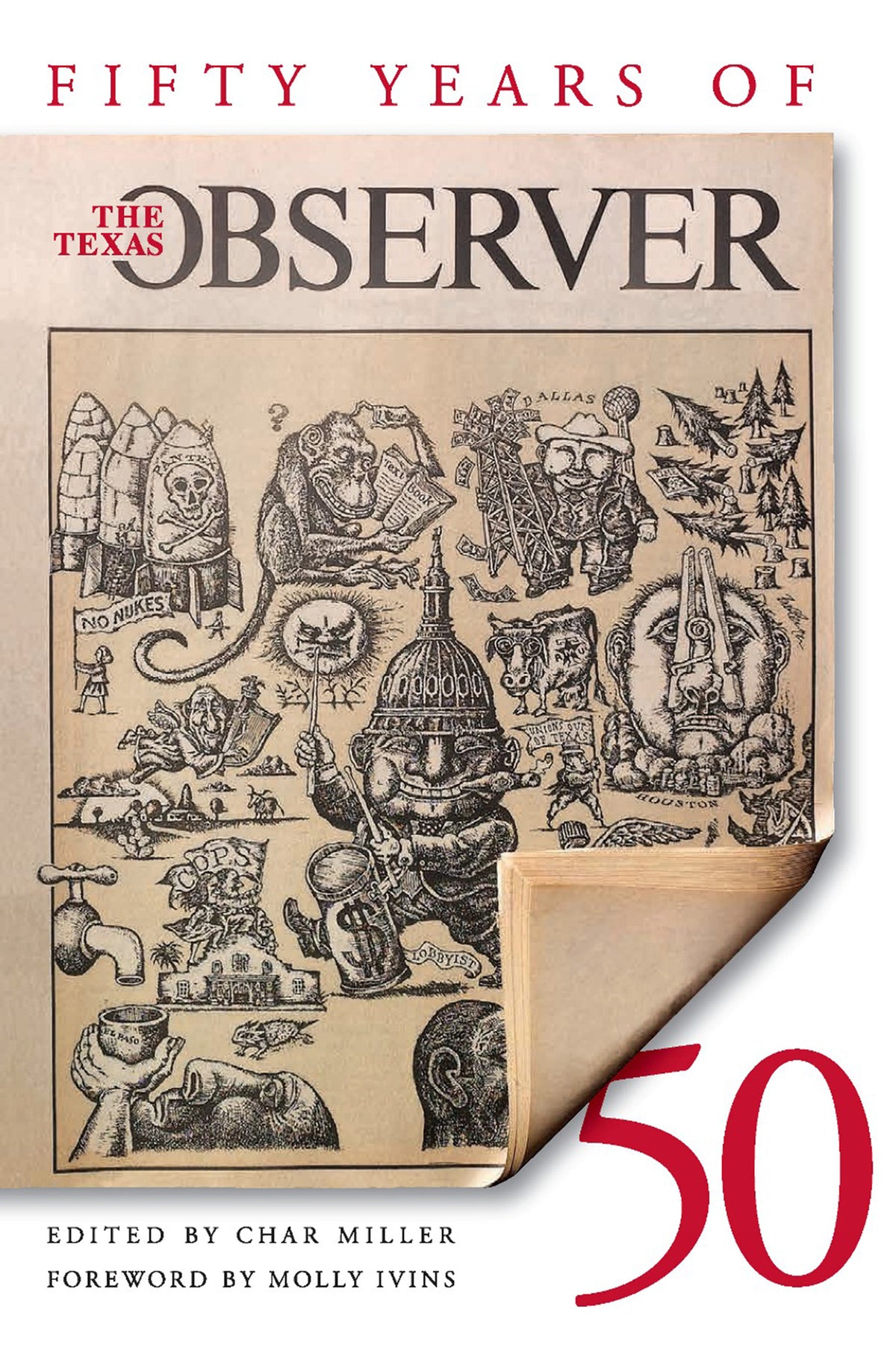 Cover image for Fifty Years of the Texas Observer ISBN 9781595340016