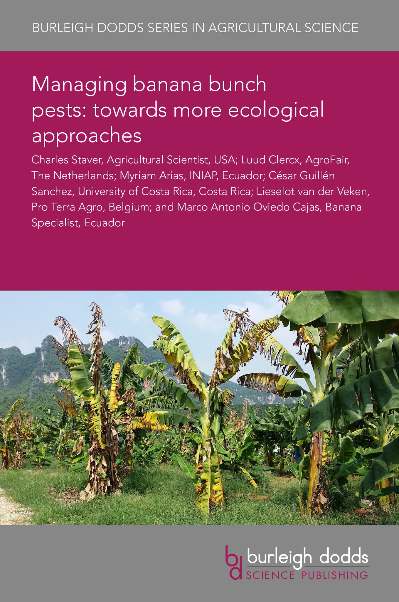 Cover image for Managing banana bunch pests: towards more ecological approaches ISBN 9781835451175