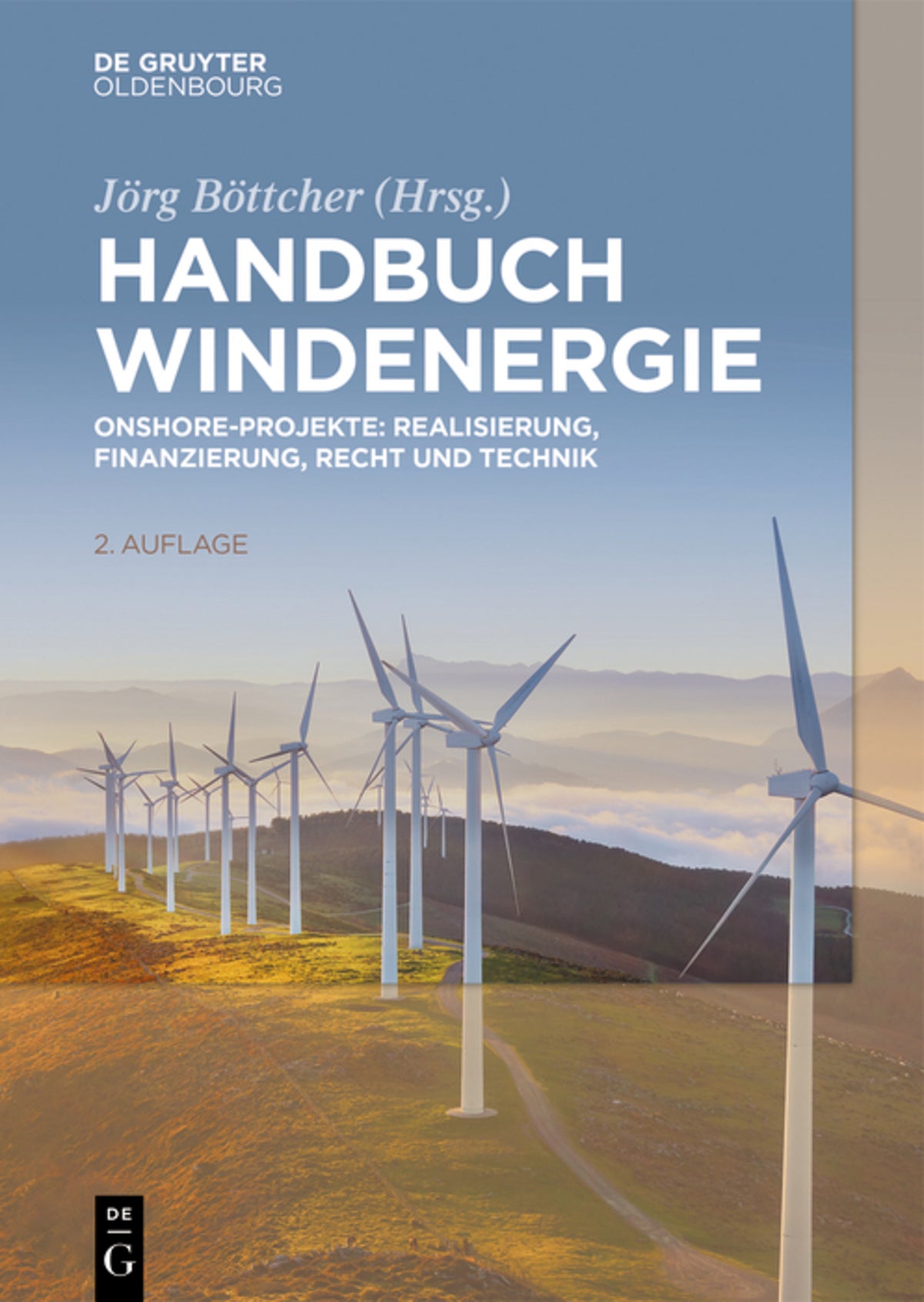 Cover image for Handbuch Windenergie ISBN 9783110581096