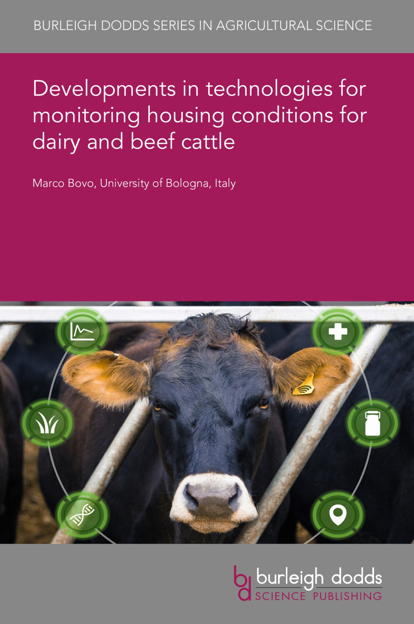 Cover image for Developments in technologies for monitoring housing conditions for dairy and beef cattle ISBN 9781835457122