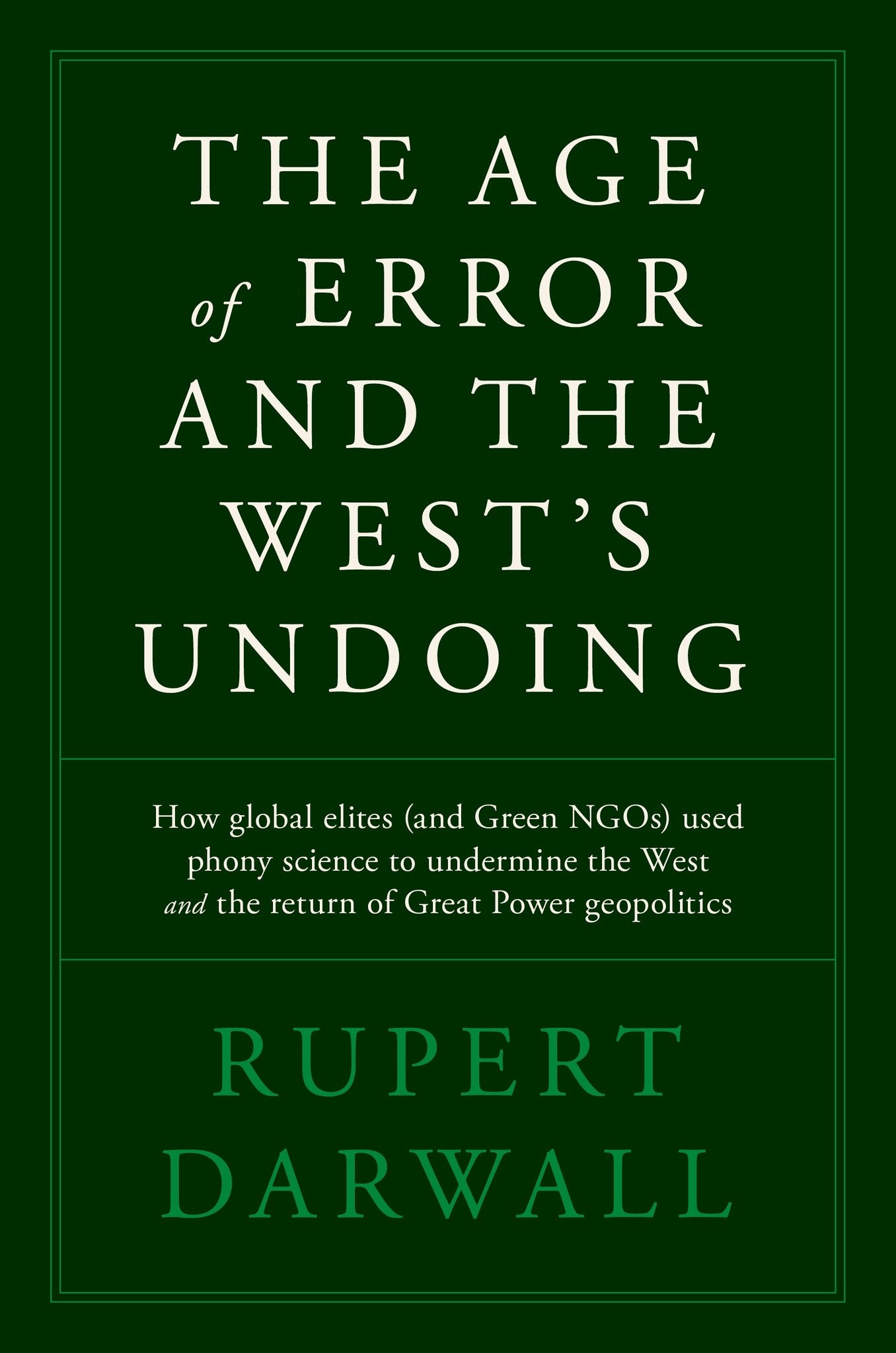 The Age of Error