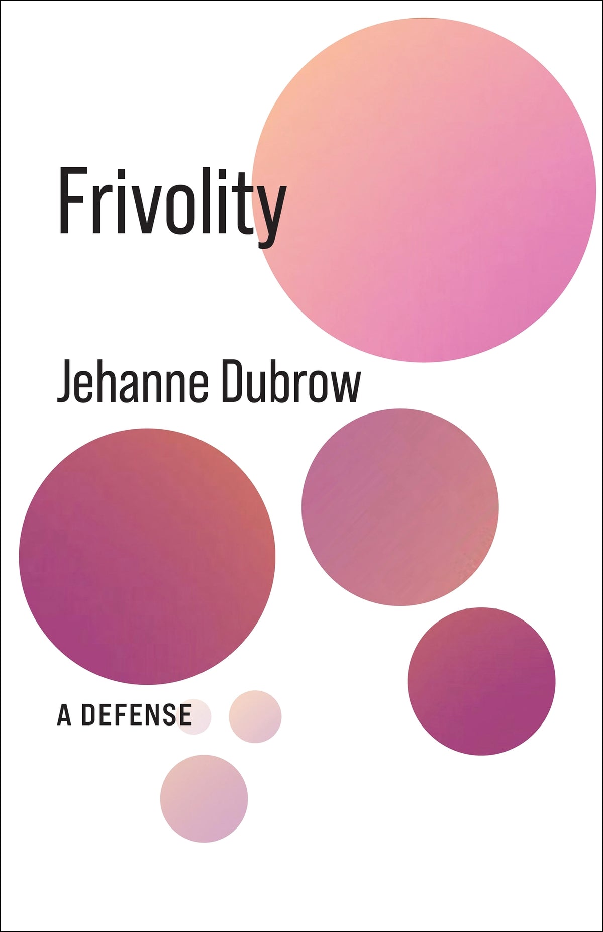 Cover image for Frivolity ISBN 9780231216142
