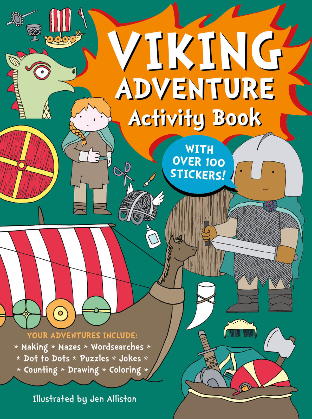 Cover image for Viking Adventure Activity Book ISBN 9781787080751