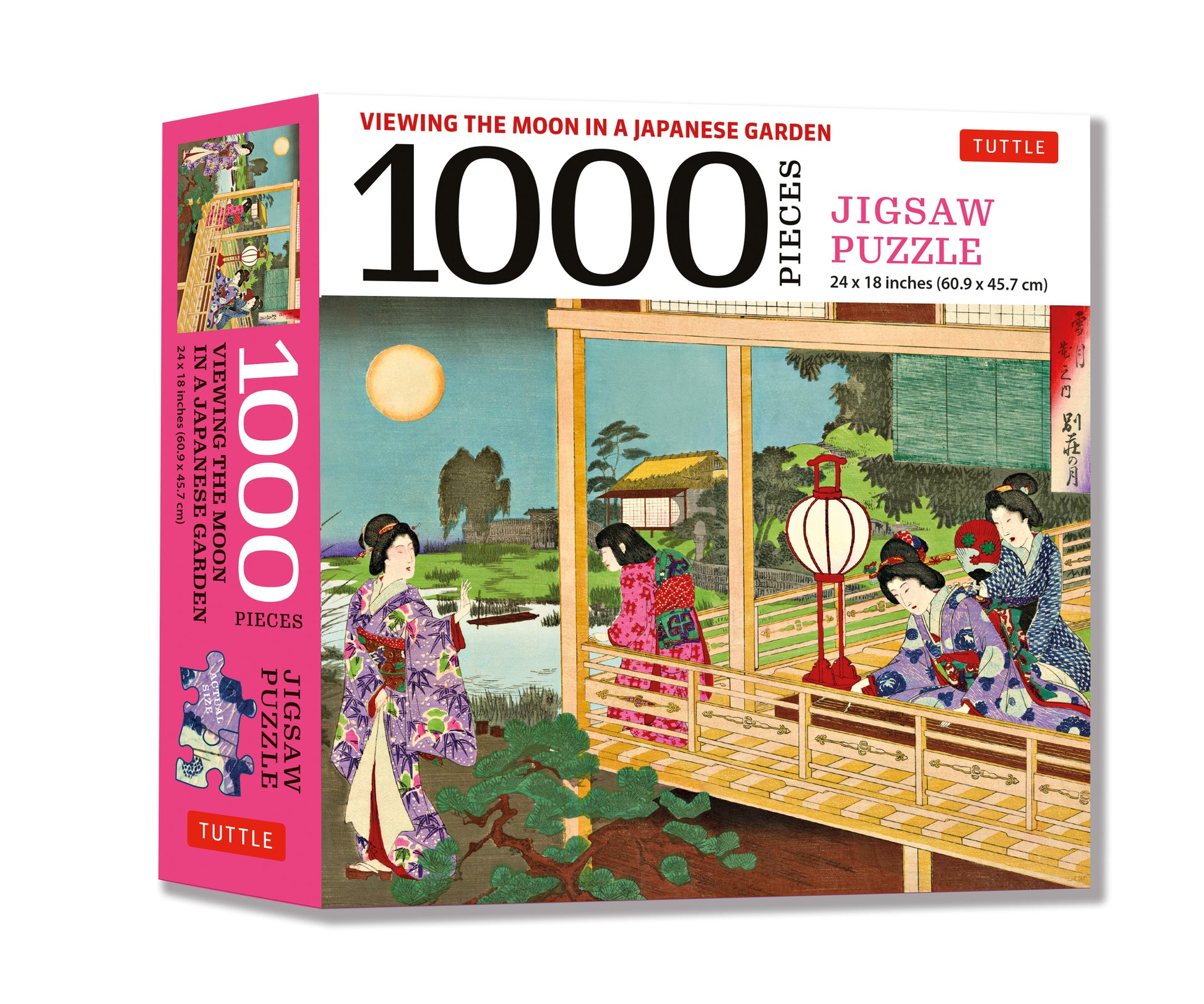 Viewing the Moon Japanese Garden- 1000 Piece Jigsaw Puzzle