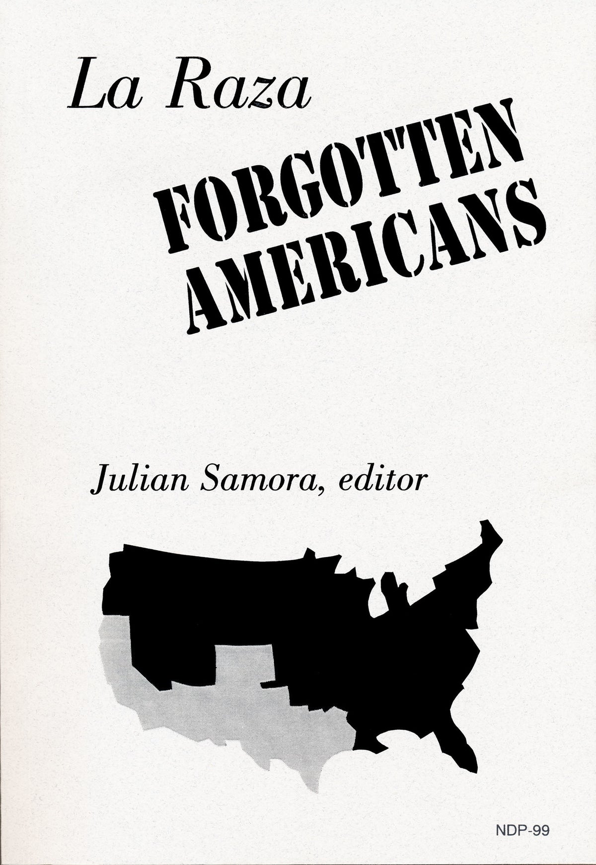 Cover image for La Raza ISBN 9780268003340