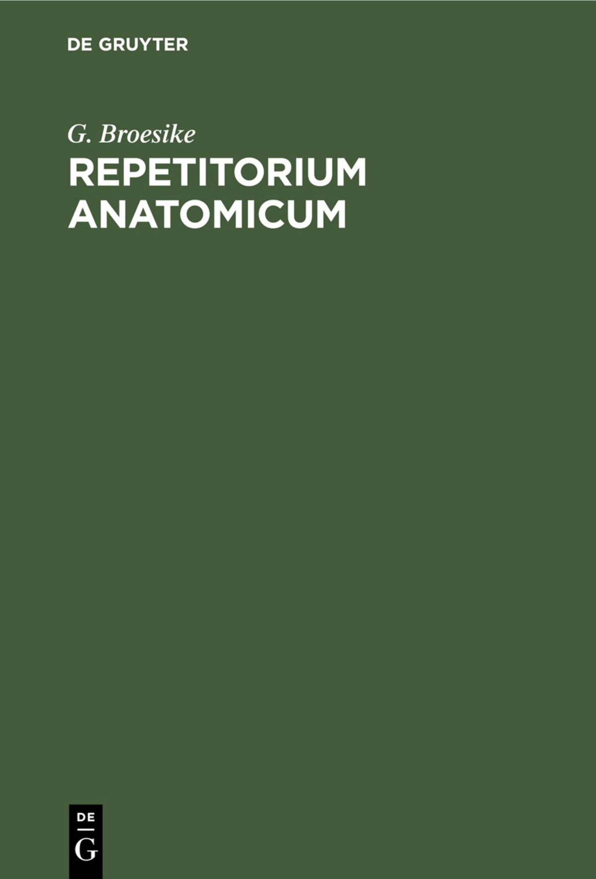 Repetitorium anatomicum