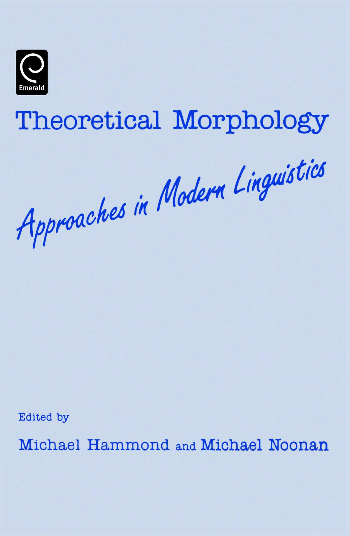 Theoretical Morphology