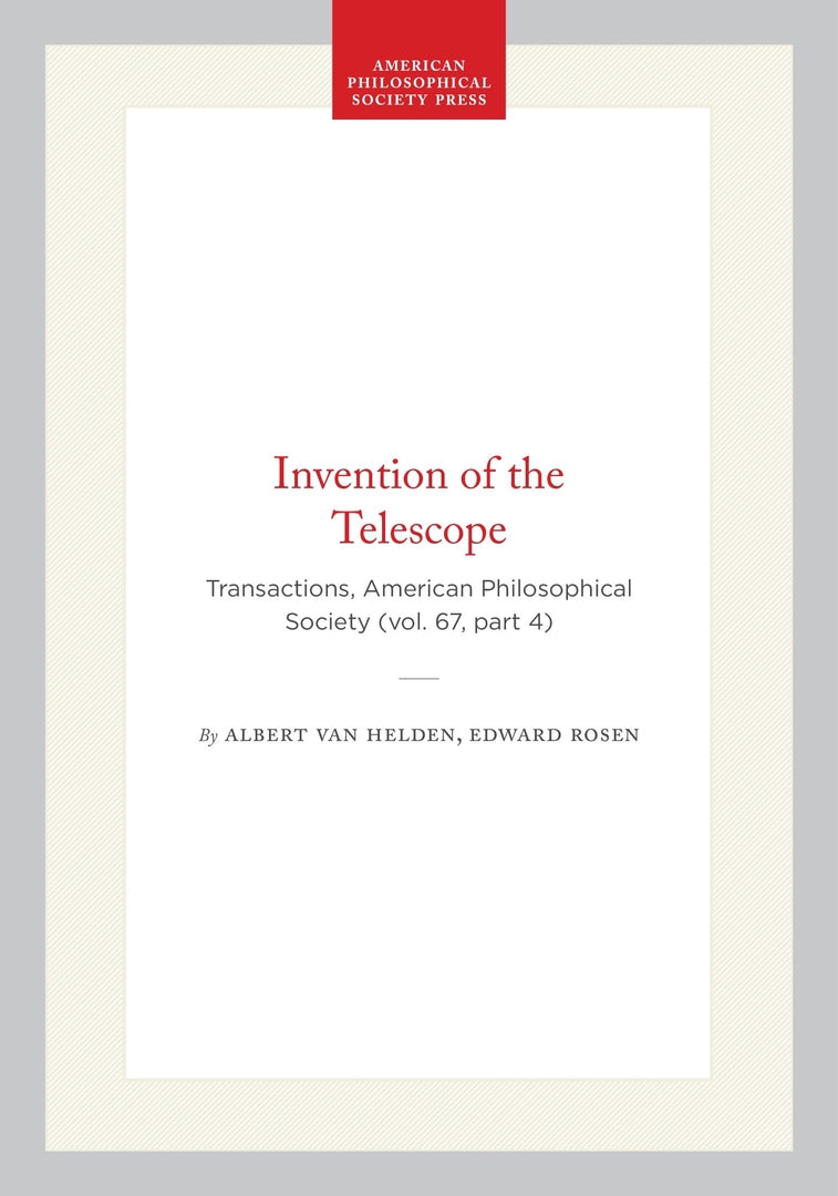 Cover image for Invention of the Telescope ISBN 9780871696748