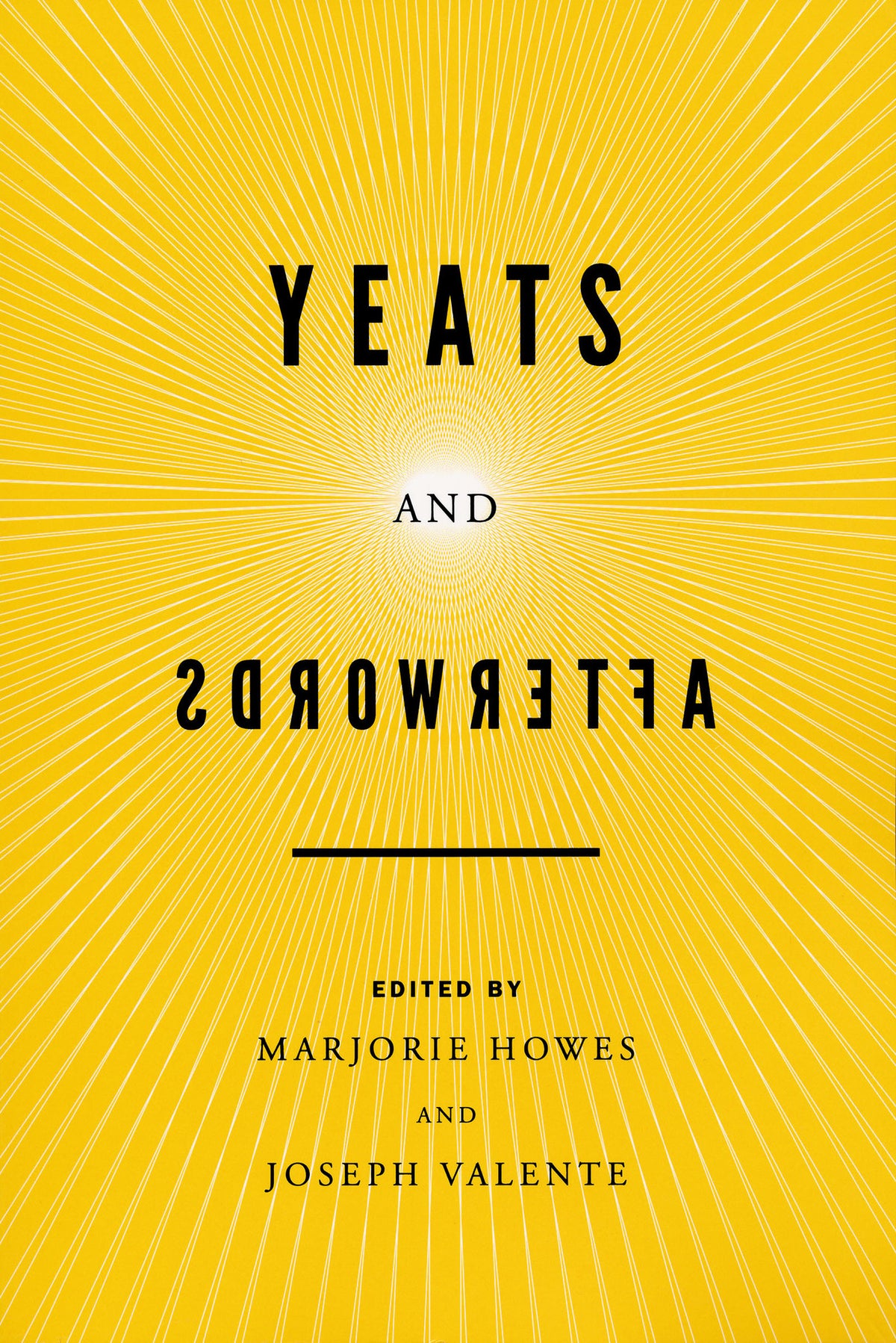 Cover image for Yeats and Afterwords ISBN 9780268207212