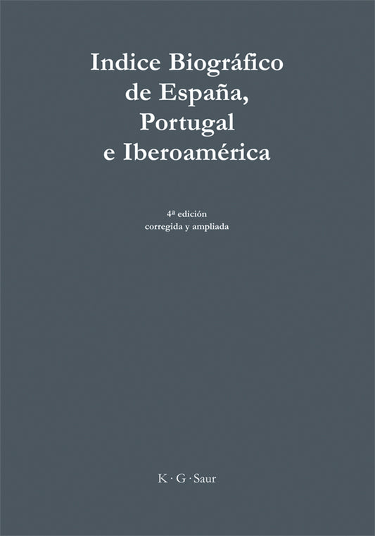 Indice Biográfico de España, Portugal e Iberoamérica