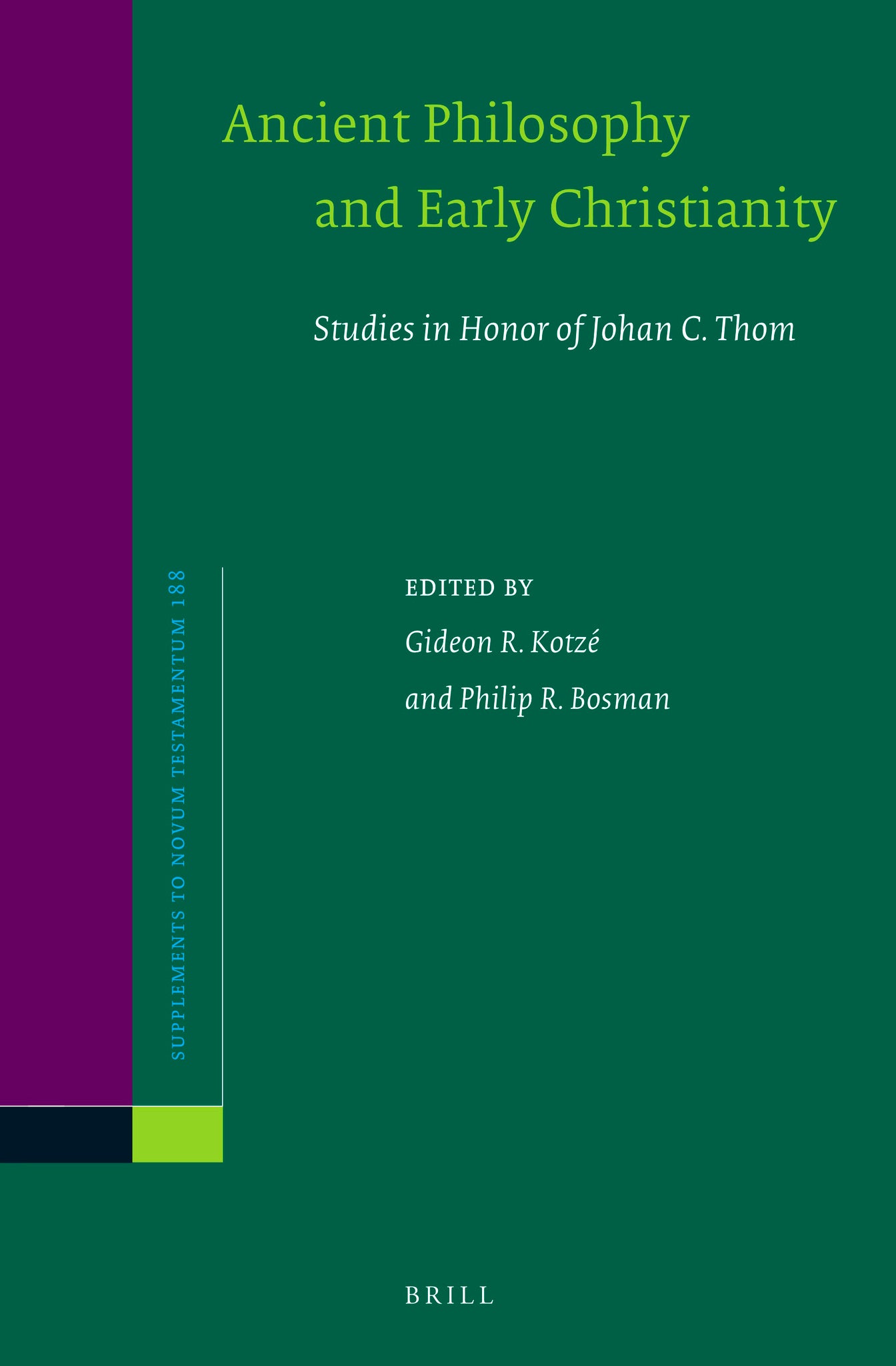 Ancient Philosophy and Early Christianity