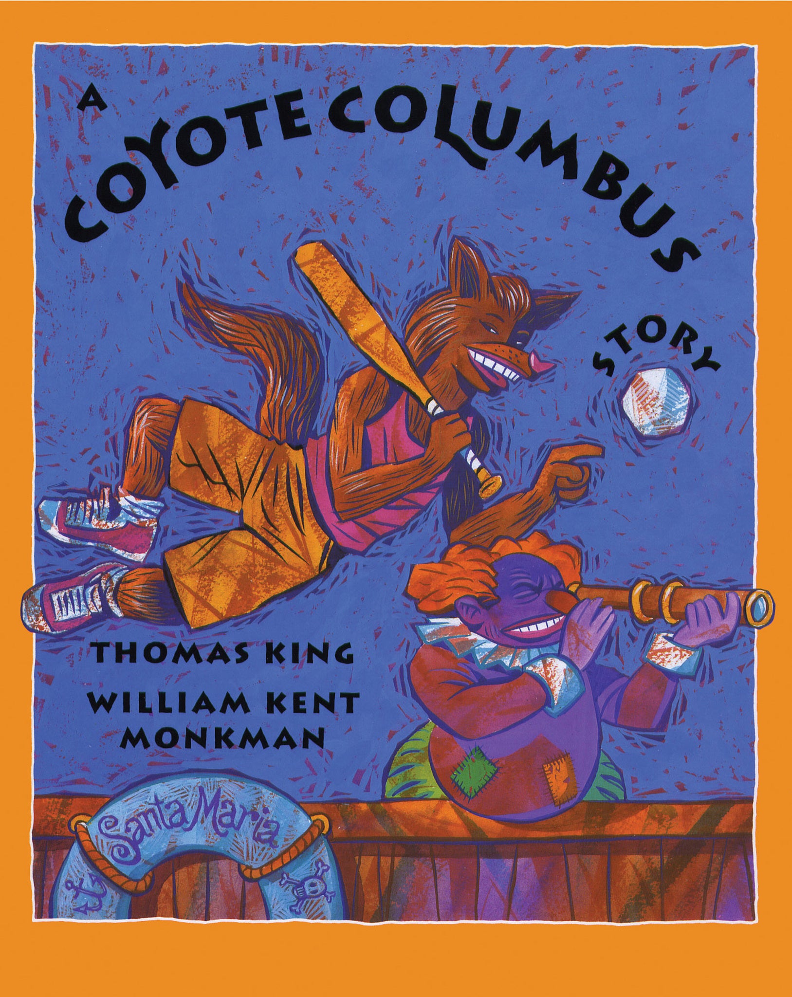 Cover image for A Coyote Columbus Story ISBN 9780888998309