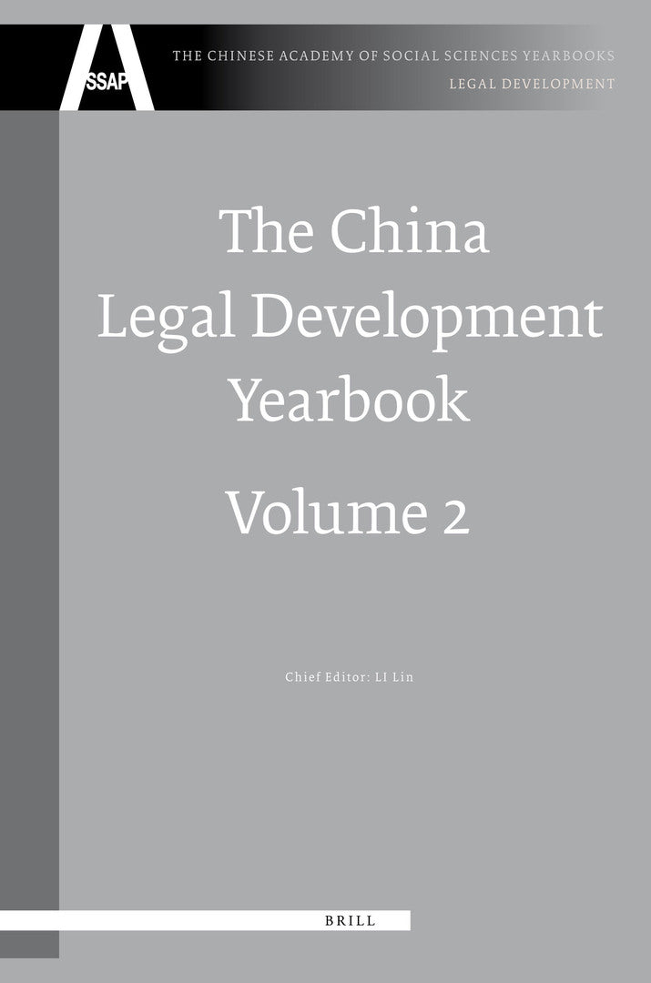 Cover image for The China Legal Development Yearbook, Volume 2 ISBN 9789004173033