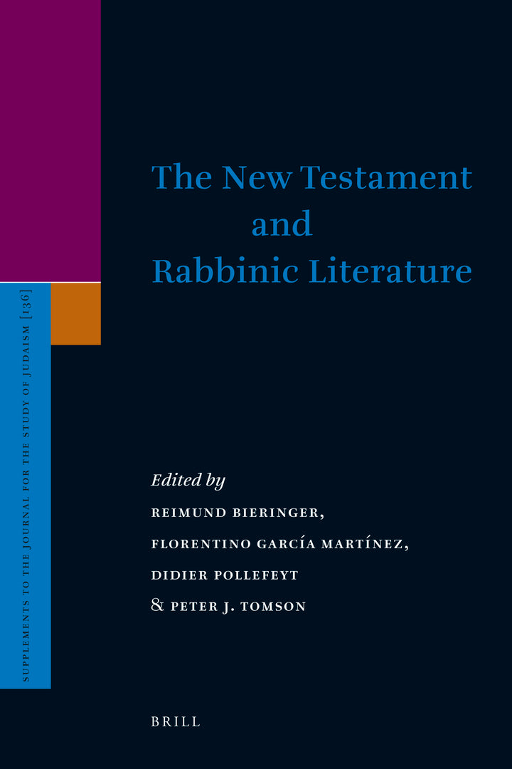 Cover image for The New Testament and Rabbinic Literature ISBN 9789004175884