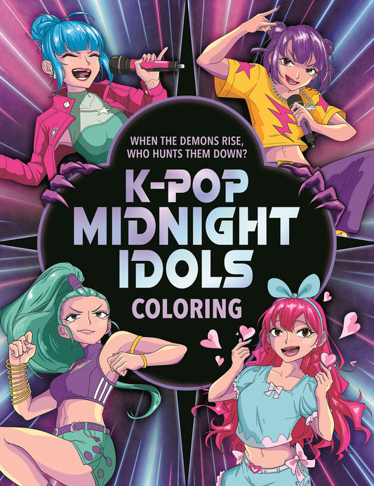 K-Pop Midnight Idols Coloring