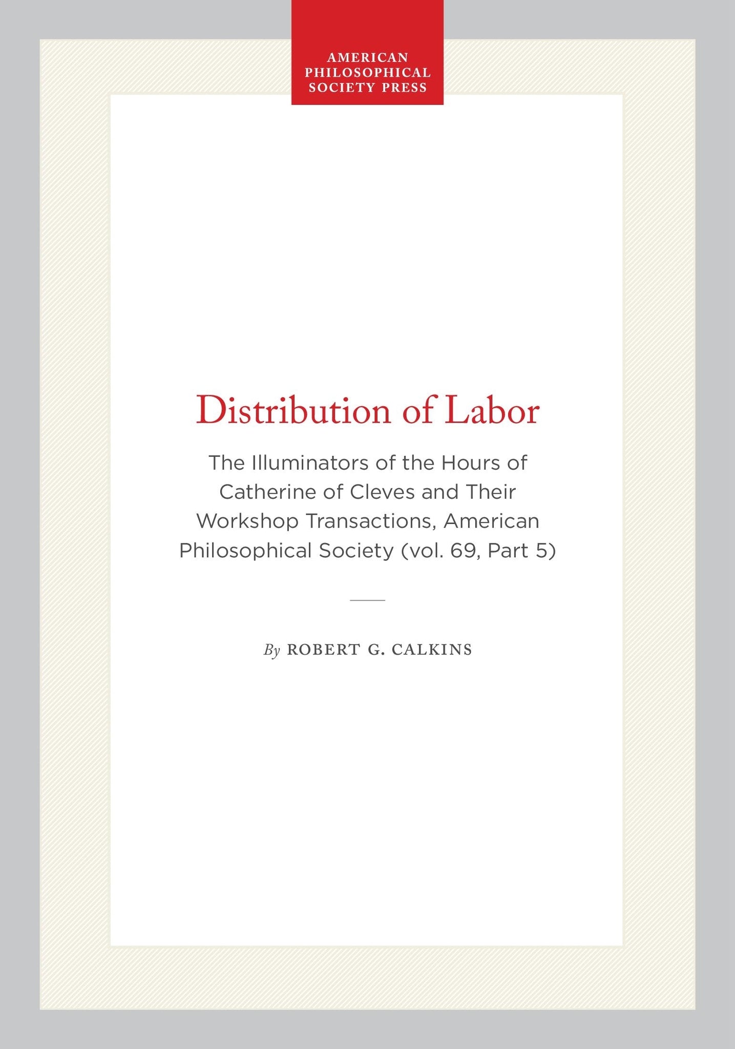 Distribution of Labor
