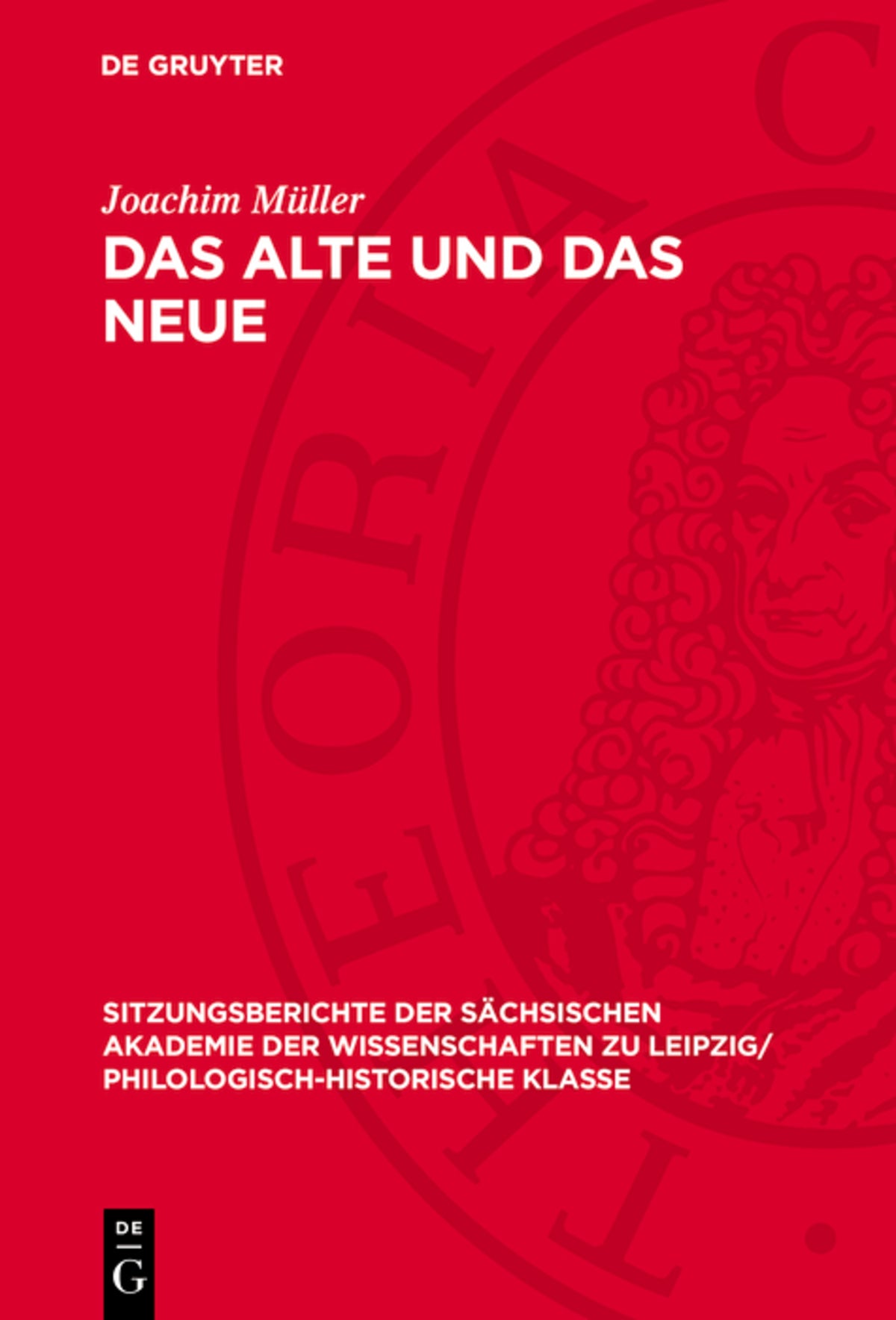 Cover image for Das Alte und das Neue ISBN 9783112713068