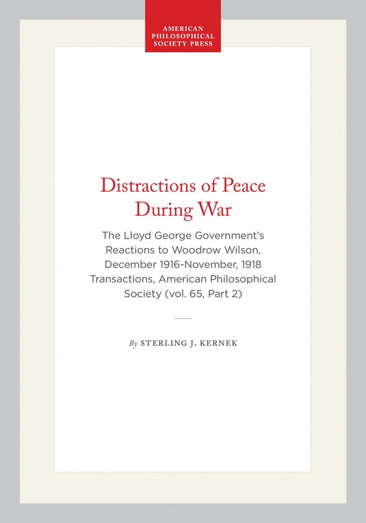Distractions of Peace During War