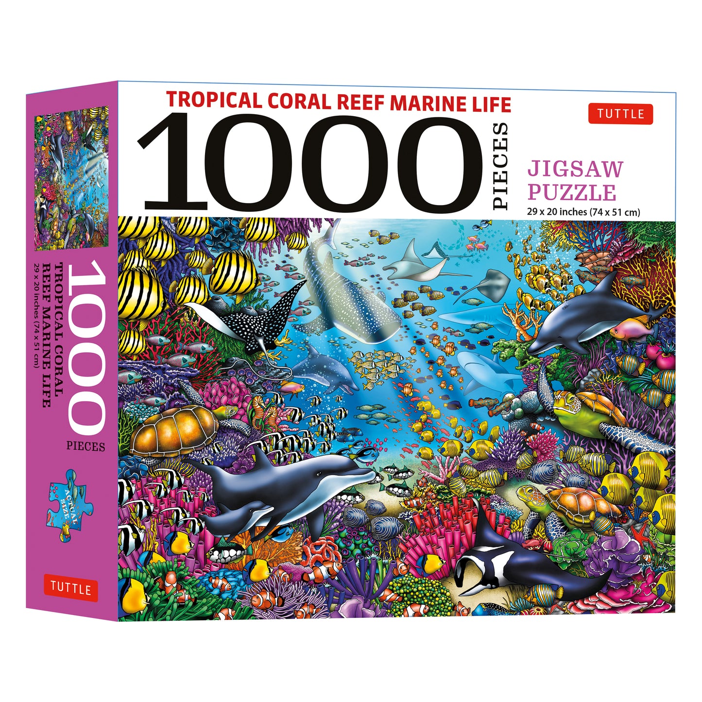 Tropical Coral Reef Marine Life - 1000 Piece Jigsaw Puzzle