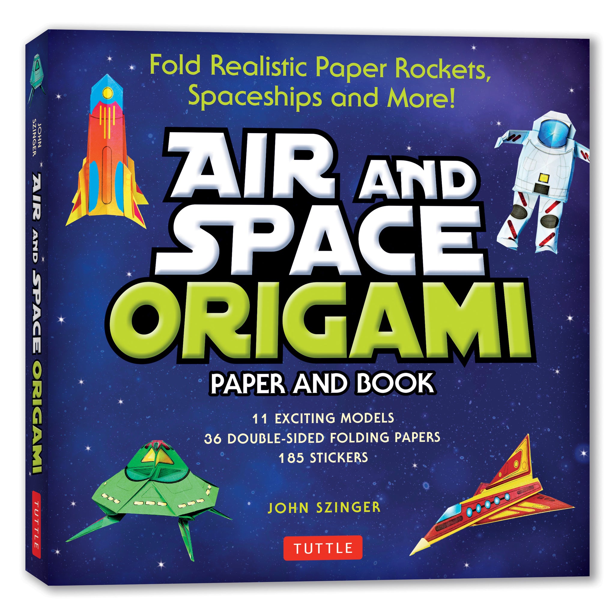 Air and Space Origami Paper and Book