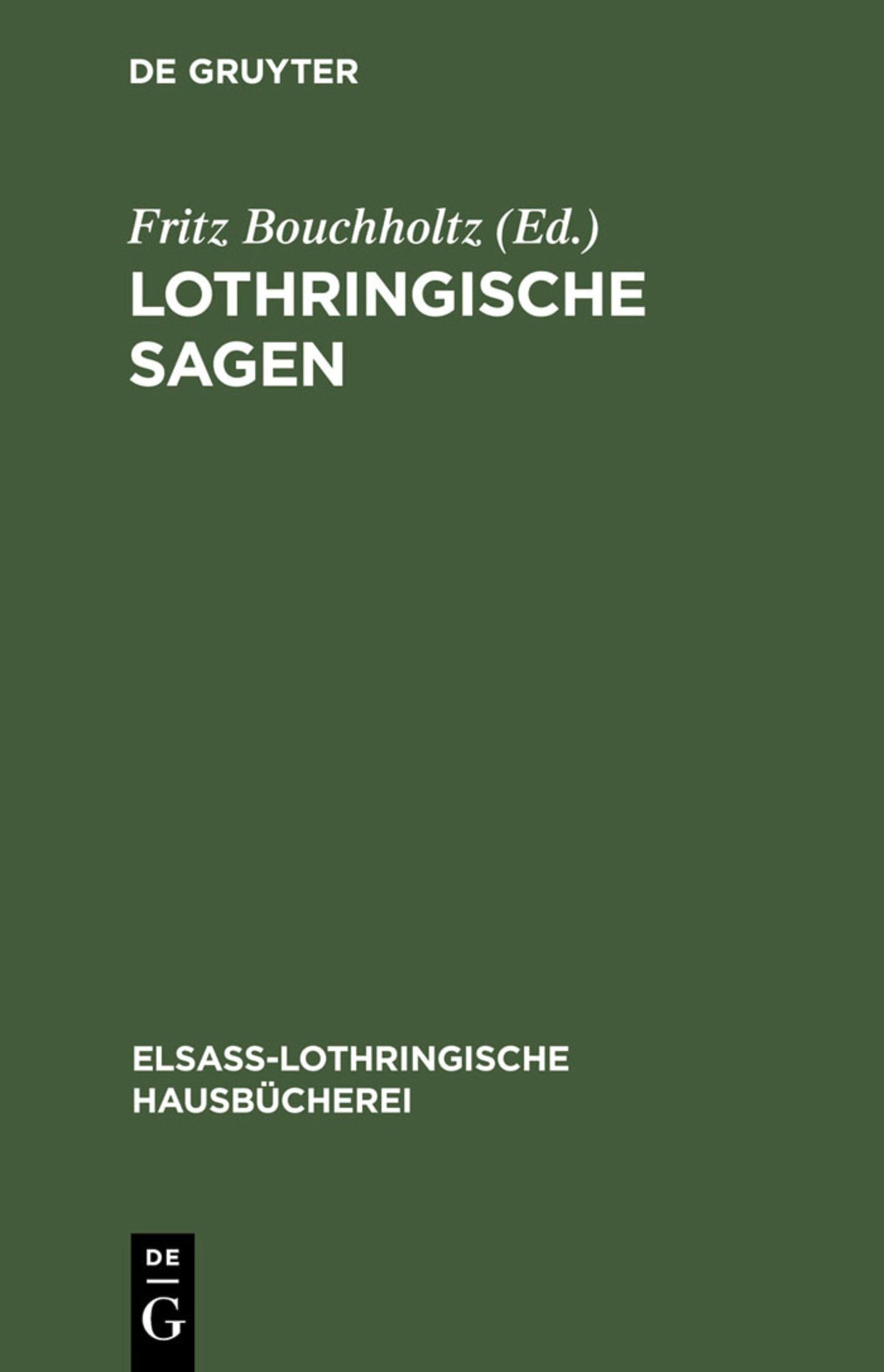 Lothringische Sagen